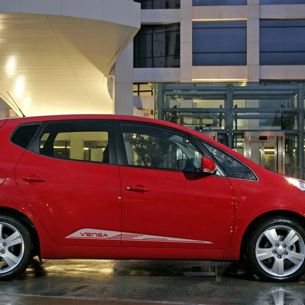 Наклейки на боковую дверь автомобиля 2 шт. для KIA Venga автомобильная виниловая