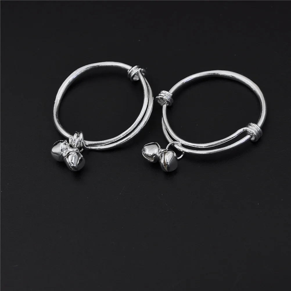 2 шт. Lucky маленький браслет с колокольчиками простые милые девушки ножные