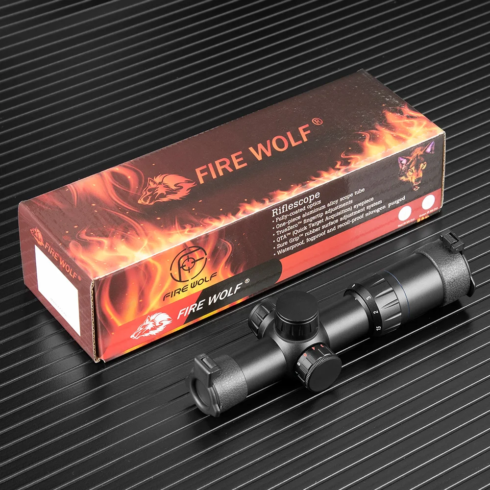 Прицел Fire Wolf HD 1 5 5X20 зеленый и красный прицел для снайперской охоты тактический