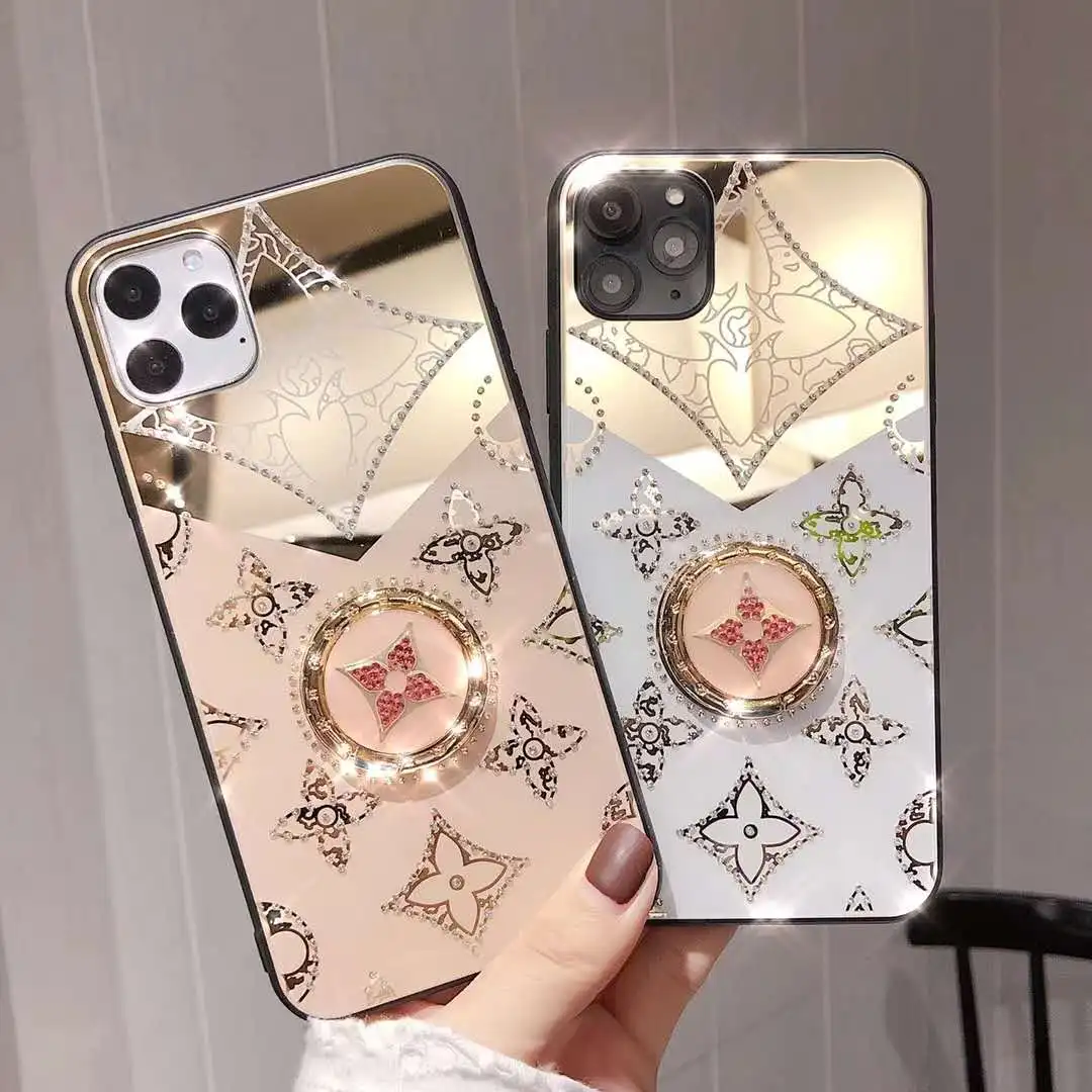 Luxury Diamond With Ring Stand protective cover for iphone 11 pro max XR XS MAX X 7 8PLUS 6 6s plus fashion Case couqe |