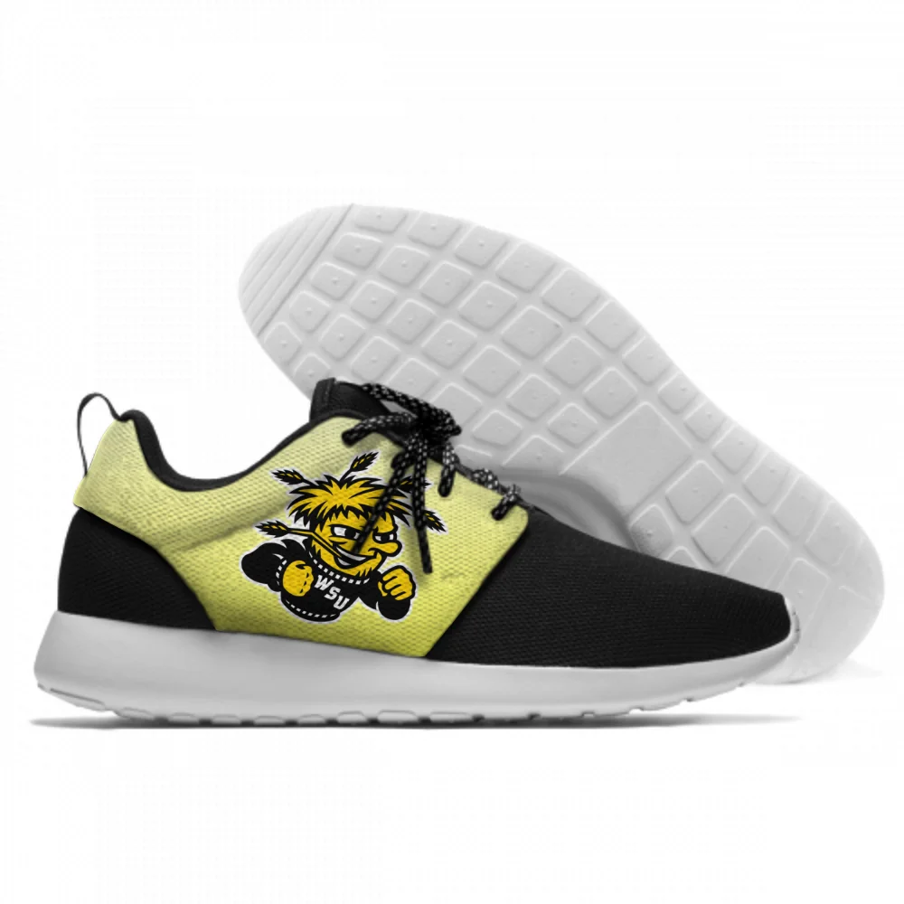 2019 Wichita State Горячая Мода печати Shockers кроссовки унисекс Повседневная легкая обувь |