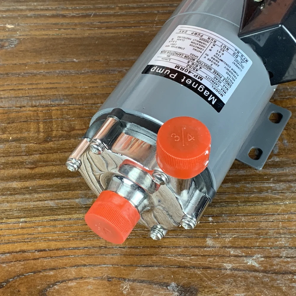 304 нержавеющая головка магнитный насос MP 40RM для домашнего пивоварения пищевой класс высокотемпературный 140C