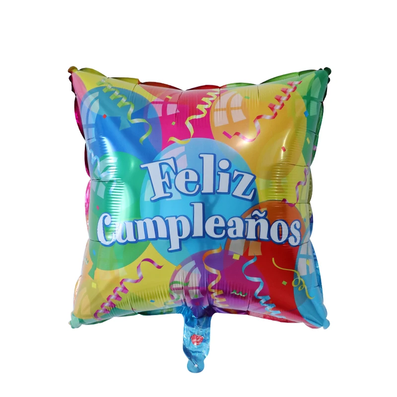 5 шт. 22 дюйма Feliz Cumpleanos испанский воздушный шар TE AMO баллон гелия С Днем Рождения