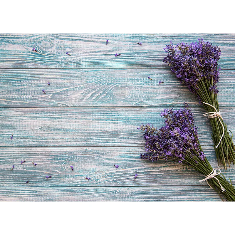 

SHENGYONGBAO Vinyl Custom Photography Backdrops Flower and Wood planks Christmas Theme Photo Studio Background 1910232426FF-04