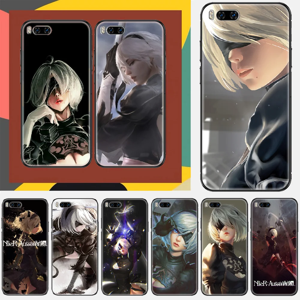 Аниме НИР автоматов чехол для телефона Xiaomi Mi Max Note 3 A2 A3 8 9 9T 10 Lite Pro Ultra черный