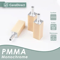 ceradirect monochrome pmma block sirona system 5519 4 pieces%e2%80%94%e2%80%94for dental lab cadcam