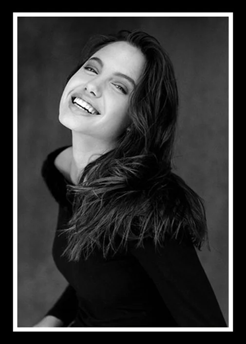 Идеальный JL Анджелина Джоли сексуальный горячий фильм звезда актекс черно-белый