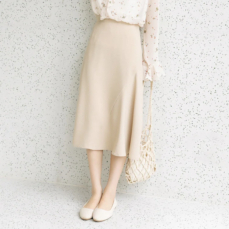 2020 сезон нерегулярные зонтик маятник половина тела юбка девушки длинные Хан