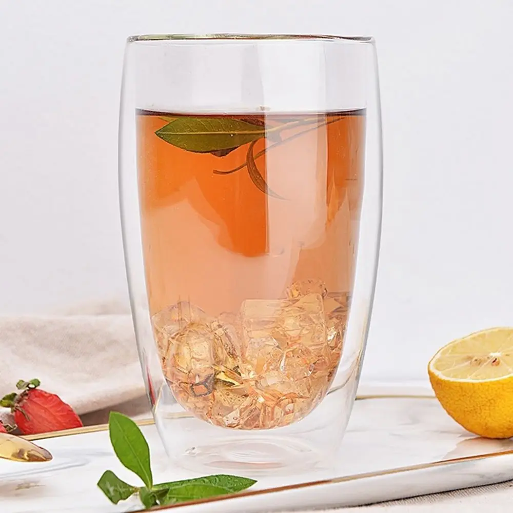 Высокоборосиликатный стакан с двойными стенками набор термостойких чашек для