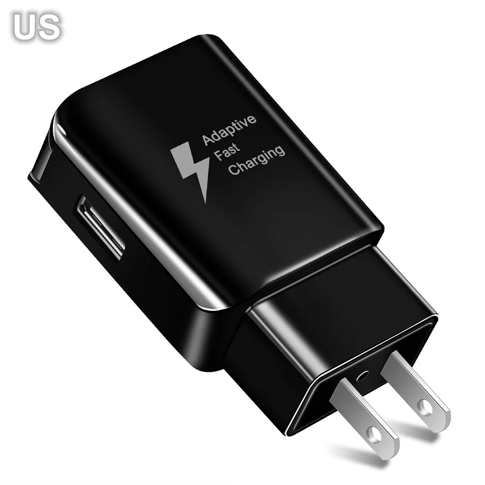 only one US-plug(bk) 5V 2A универсальное быстрое зарядное устройство USB EU US UK вилка Дорожное настенное зарядное устройство для мобильного телефона адаптер для samsung Xiaomi huawei LG Micro usb - Тип штекера: only one US-plug(bk)