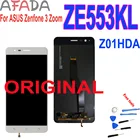 Оригинальный ЖК-дисплей 5,5 дюйма для ASUS ZE553KL Z01HDA, ЖК-дисплей с сенсорным экраном и дигитайзером с рамкой, запасные части для ремонта, без битых пикселей
