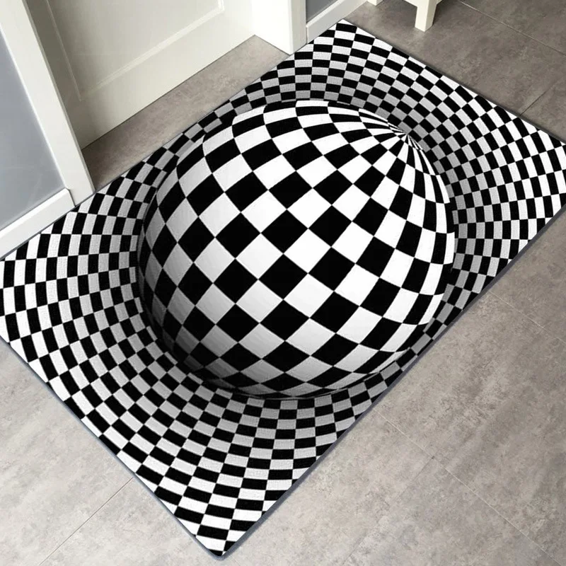 3D коврики с рисунком скандинавский мягкий коврик фланелевый креативный