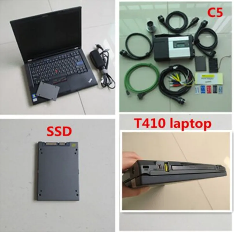 Диагностическое программное обеспечение MB Star C5 SD Connect sd c5 с ноутбуком T410 (i5) SSD hdd 2021