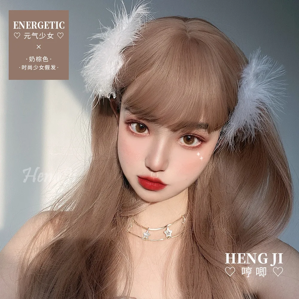 Знаменитый парик Для женщин длинные волосы естественно выглядящие Киберспорт Girl