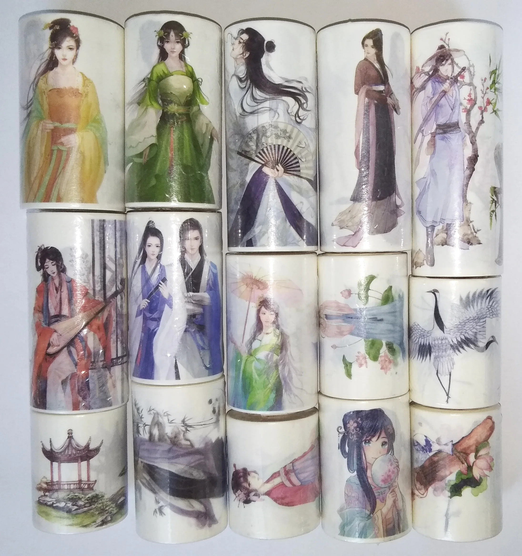 

25 Designs Washi Tape Chinese Classical Style Scrapbook Japanese Decoration Adhesive DIY Masking Paper Label Stickers Diary Gift