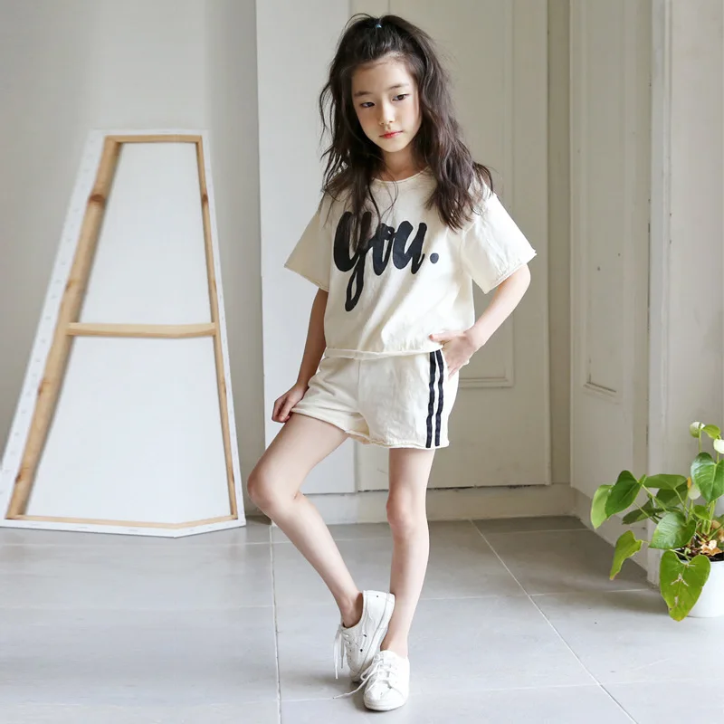 Новинка 2021 года летний комплект для малышей Детский костюм Одежда девочек