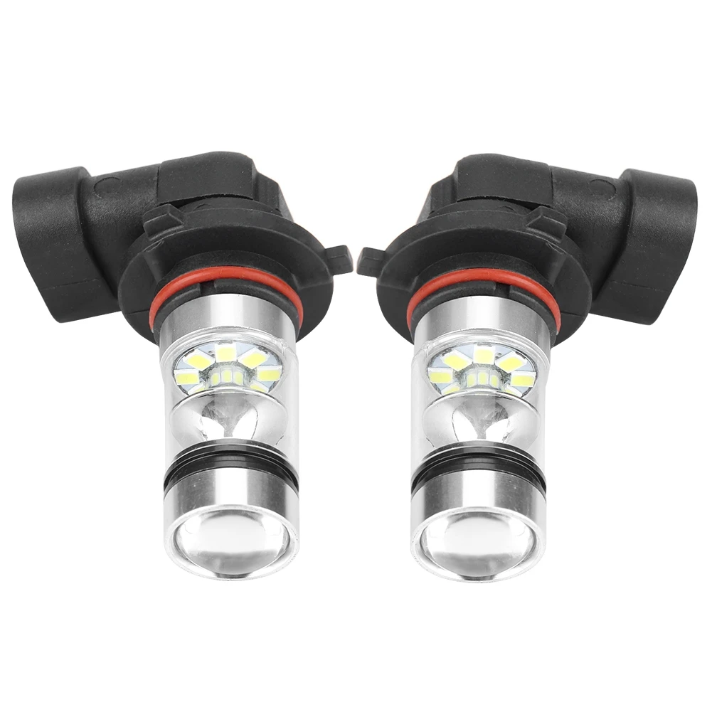 

2pcs 9006/HB4 100W White LED High Bright Headlight Bulbs Kit Fog Light Car Driving Lamp