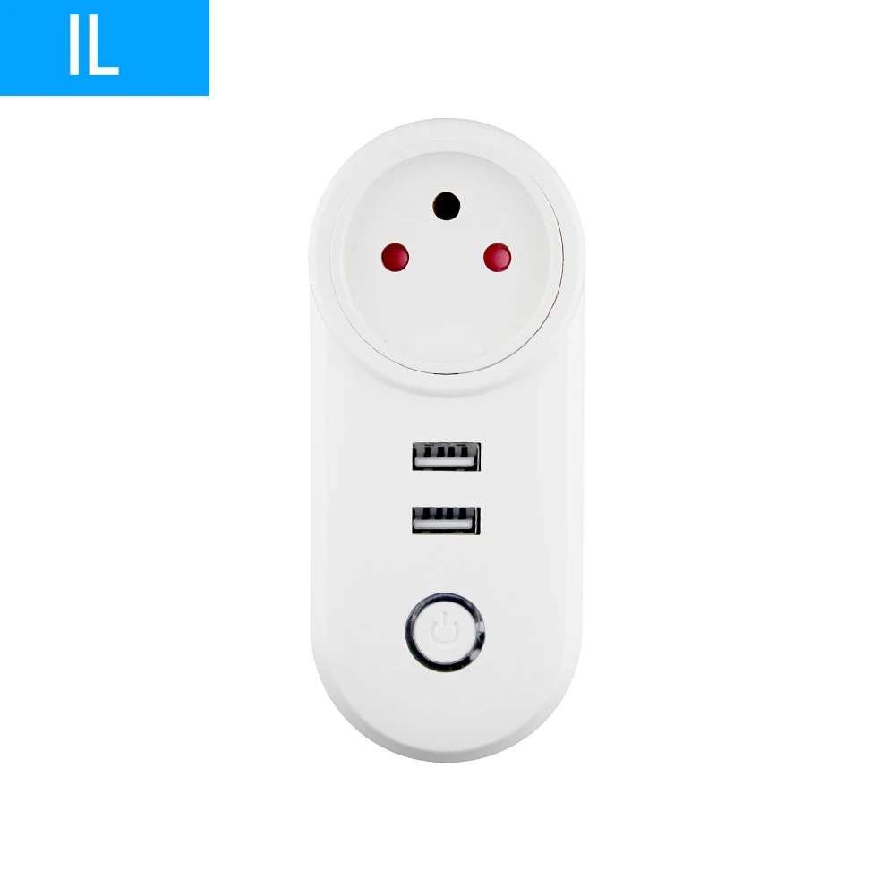 Умный дом ZIGBEE 3,0, Wifi розетка, Интеллектуальный переключатель, 2 USB порта, 100-240 В, разъем голосового управления, работает с SmartThing Wink Echo Plus