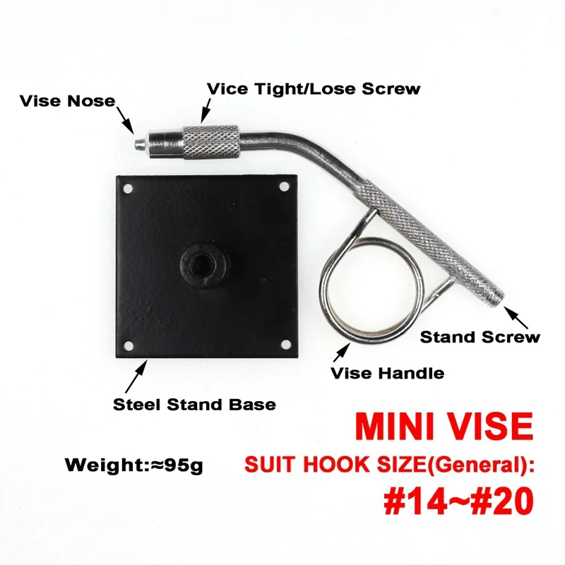 

Mini Fly Tying Vise Fly Vise for Travel Outdoor Fishing Fly Tying Vise