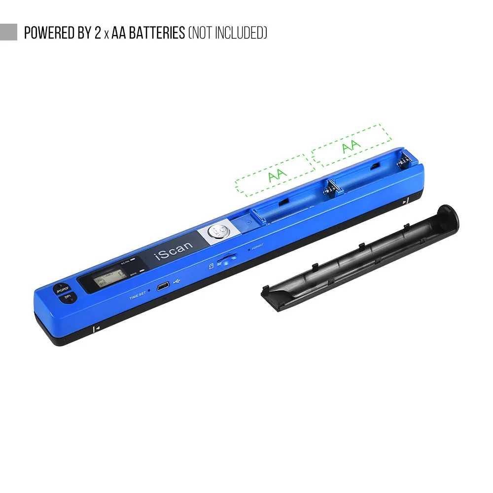 Портативный портативный беспроводной сканер с палочкой размером A4 900DPI JPG/PDF