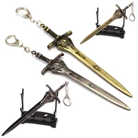 game dark souls %e2%85%b2 3 keychain large sword metal pendant key holder ps4 chaveiro llaveros for men cosplay jewelry souvenir