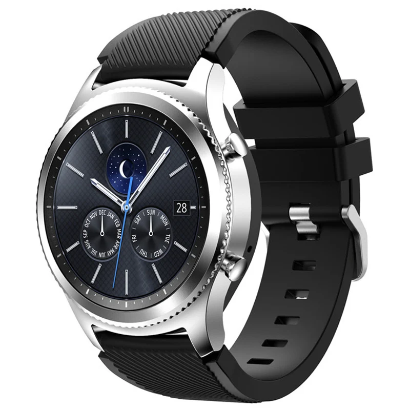 22 мм ремешок для часов samsung Galaxy watch 46 мм 42 мм active 2 gear S3 Frontier ремешок huawei часы gt спортивный браслет 20