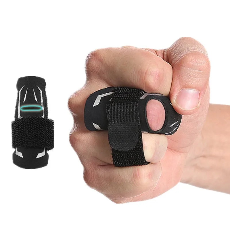 

Finger Splint Guard Bands Compression Breathable Finger Sleeves for Basketball Stretchy Sports Aid Support Wrap Caps Protector