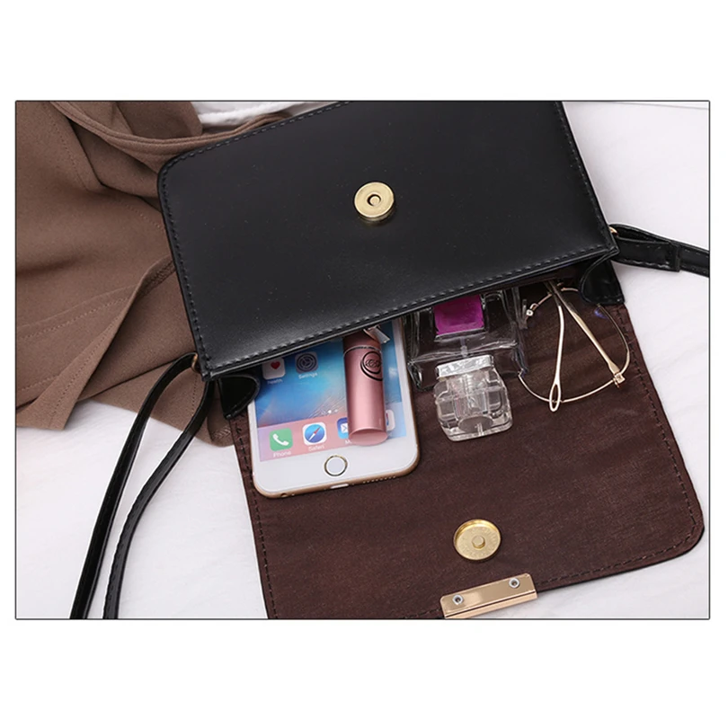 

2019 2021 Hot Handbag Women PU Pure Color Single Shoulder Bag Lady Temperament Small Square Bag Satchel Wild Messenger Bag #20