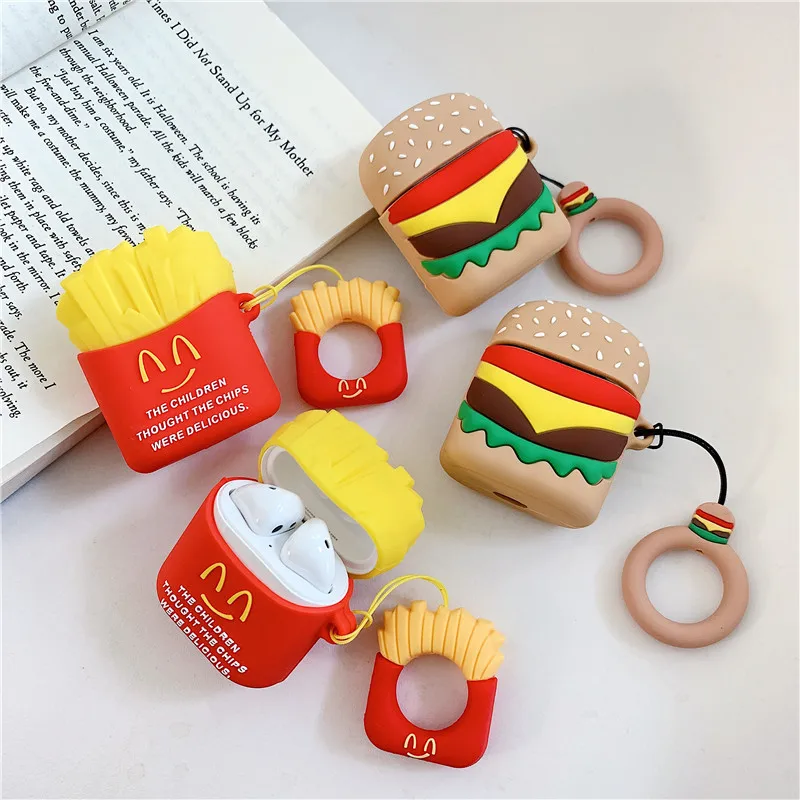 Защитный чехол для беспроводного зарядного устройства Air Pods 2 с милым авокадо