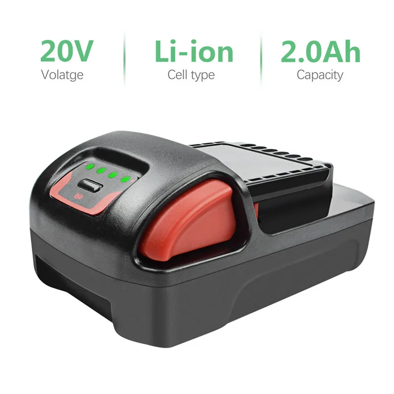 Сменный литий ионный аккумулятор для Ingersoll Rand BL2022 IQV20 Series 1 шт. 20 в 2000