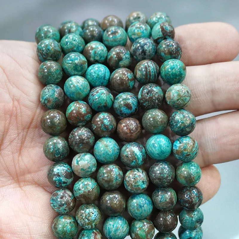 Бусины из натурального камня для браслетов 15 дюймов 4/6/8/10/12 мм самостоятельного