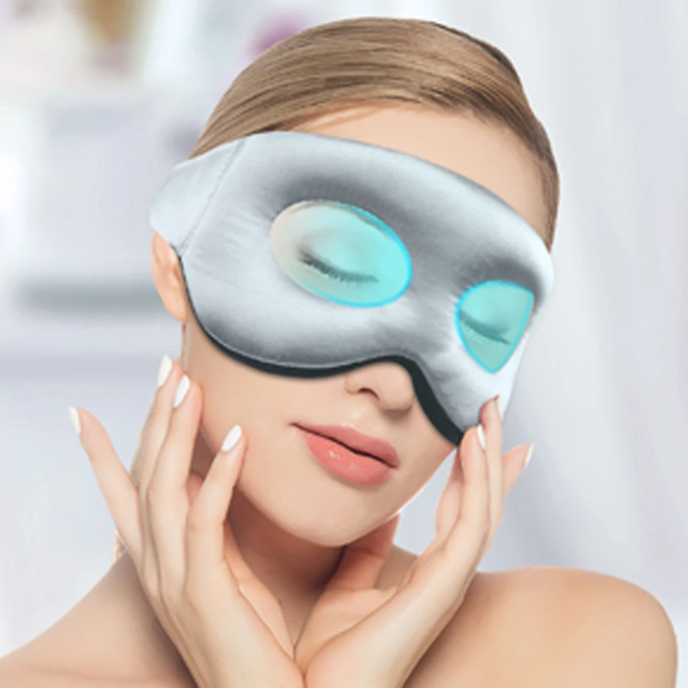 

3D Stereo Hot Eye Mask Sleeping Hot Therapy Relief Tired Eyes Shade Eye Patch Soft Portable Blindfold Eye Mask