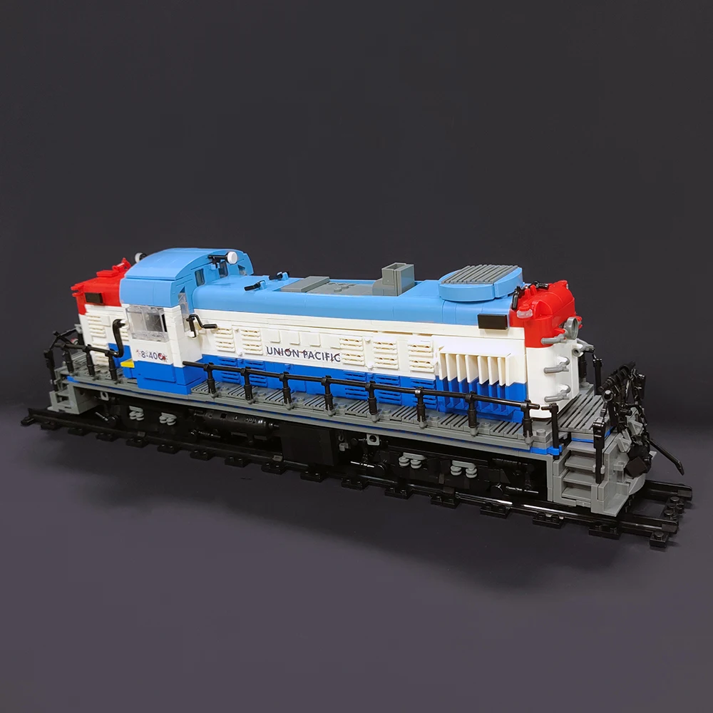 JIESTAR-tren de vapor creativo experto, Ideas, Doomsday, tren expr&eacute;s, bloques de construcci&oacute;n modulares Moc, modelo de juguetes 59006-3