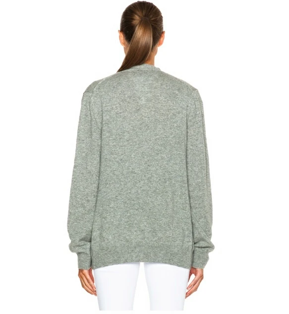 Модный дизайнерский кардиган из мериносовой шерсти с аппликацией в виде сердца