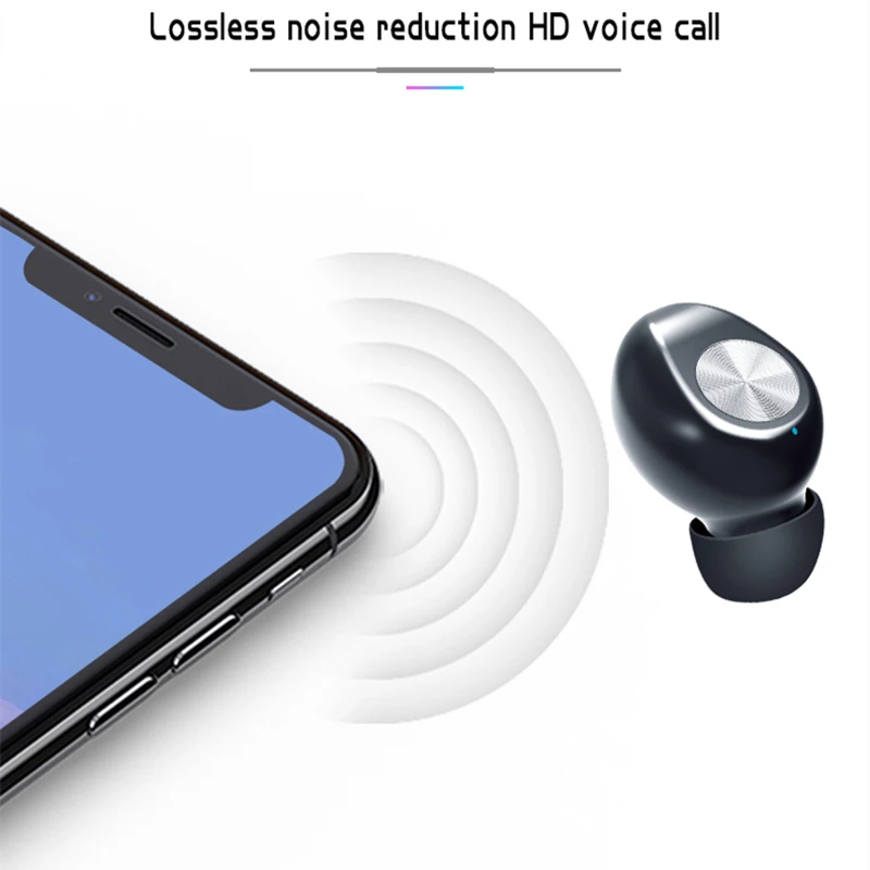 Игровая гарнитура мини беспроводная bluetooth-гарнитура наушники на Android TWS настоящие