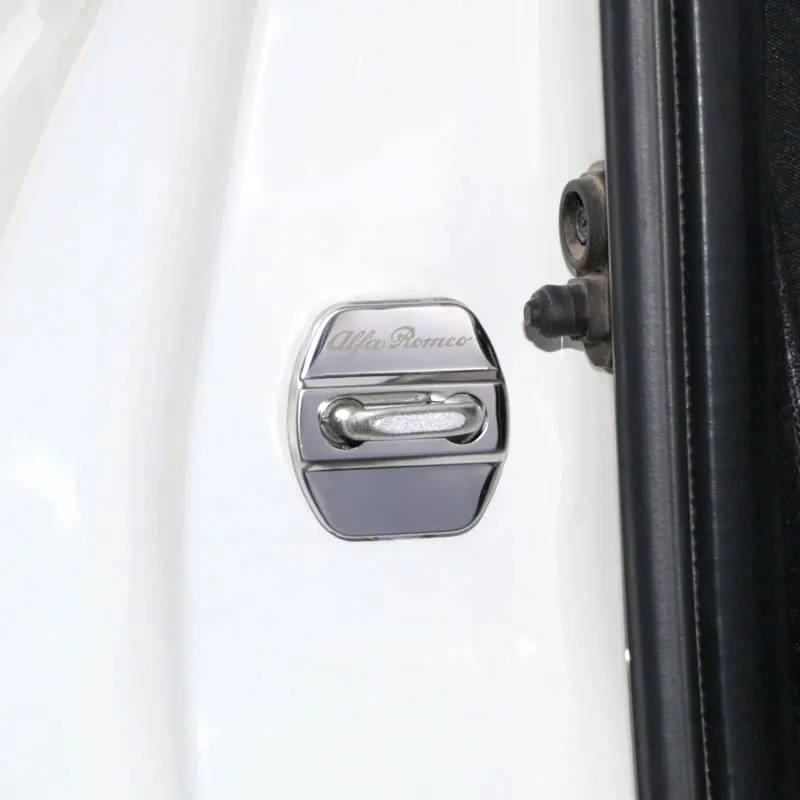 4 шт./лот автомобильный Стайлинг дверной замок из нержавеющей стали декоративный