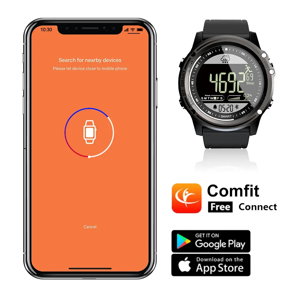 Спортивные Смарт часы LOKMAT шагомер 5 АТМ водонепроницаемые в реальном времени