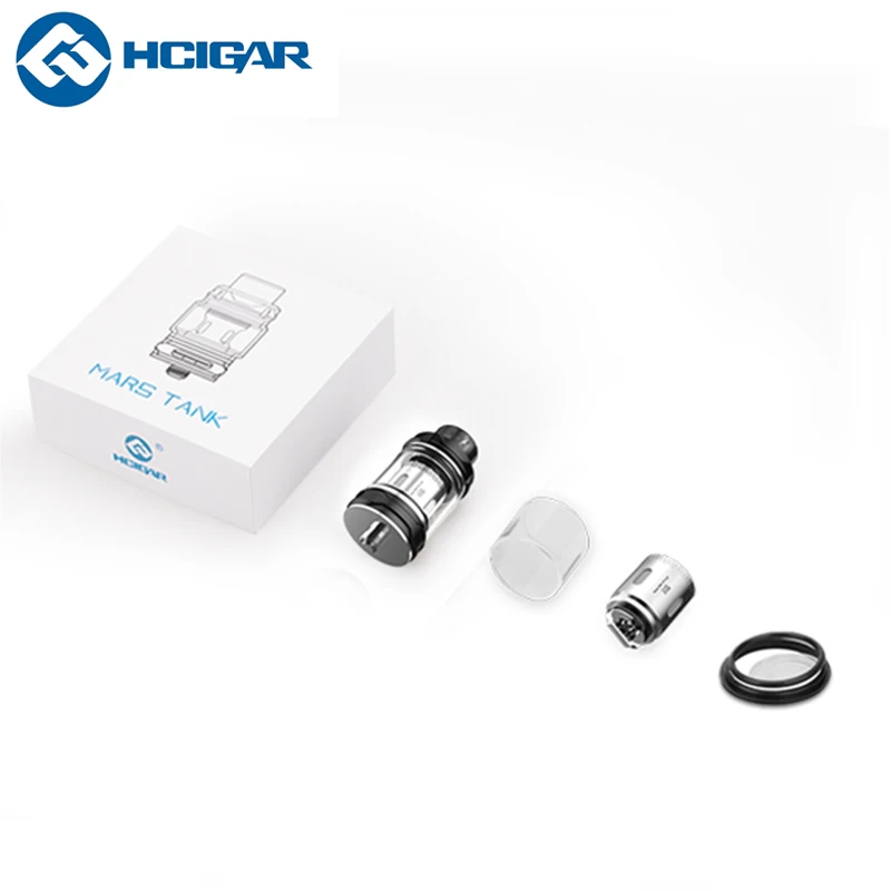 Оригинальный Hcigar Mars Mesh Subohm vape Tank 3/5 мл 510 нить с одной сеткой атомайзер для