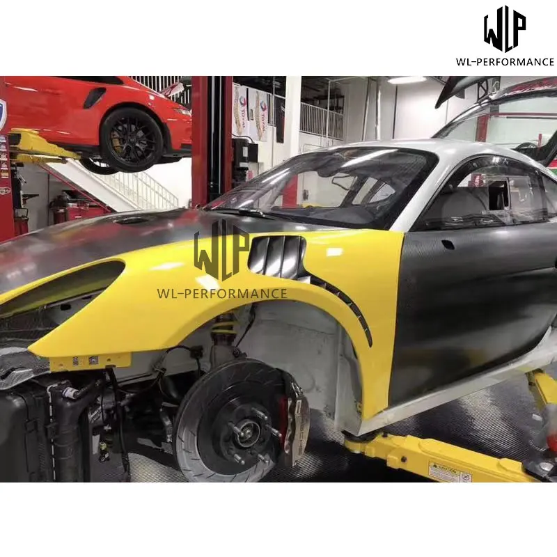 Неокрашенное автомобильное колесо RS Style из углеродного волокна/ФАП арка переднее