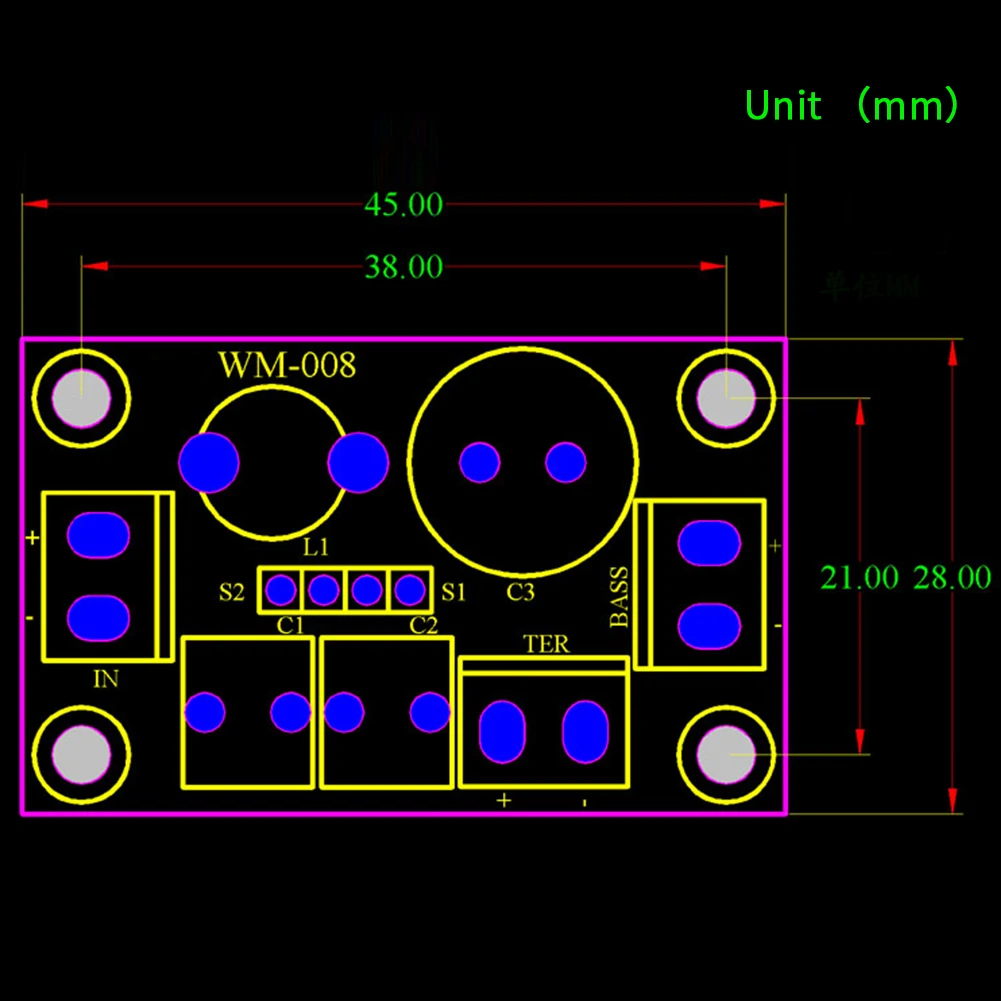 Портативный 2 Way звук легко установить кроссовер Регулируемый Hi-Fi Динамик DIY аксессуары ВЧ бас делитель частоты аудио дома