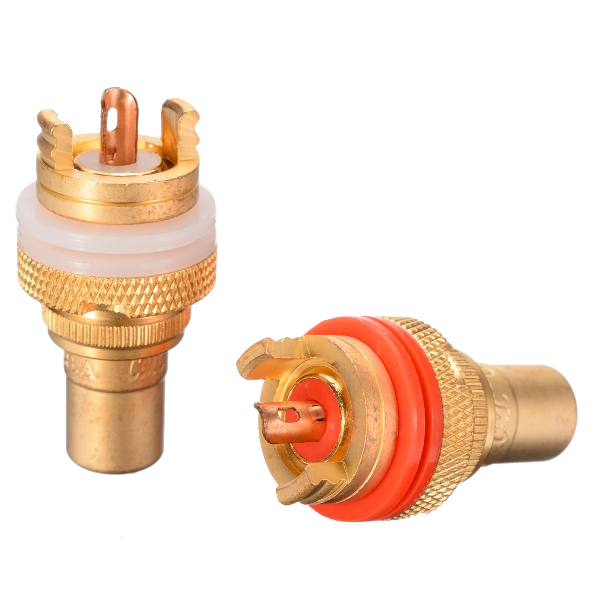 8 шт./компл. RCA гнездо адаптер шасси AV Аудио Видео терминал Phono разъем красный +