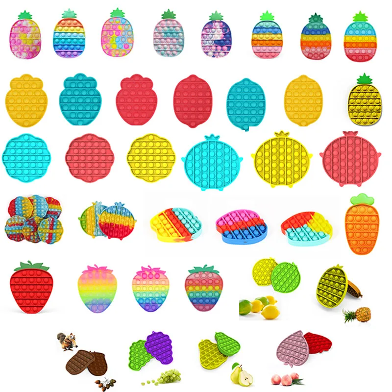 

Hot Push Bubble Toys Fidget Adult Stress Relief Toy Antistress Soft Squishy Anti-Stress Gift Anti Stress Box Release Autism Pop