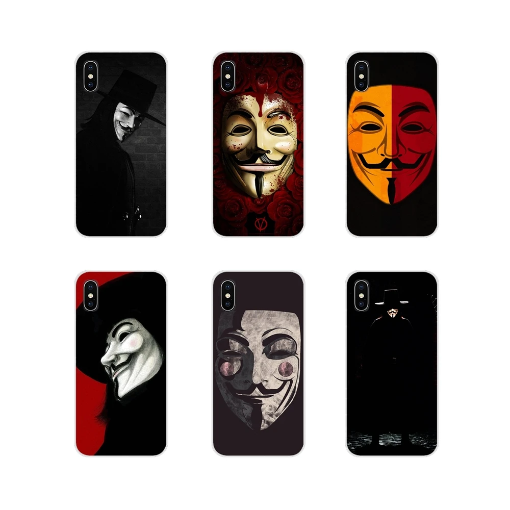 Аксессуары чехлы для телефонов Vendetta Anonymous Guy Fawkes маска Xiaomi Redmi 4A S2 3 3S 4 4X 5 Plus 6 7 6A 7A Pro