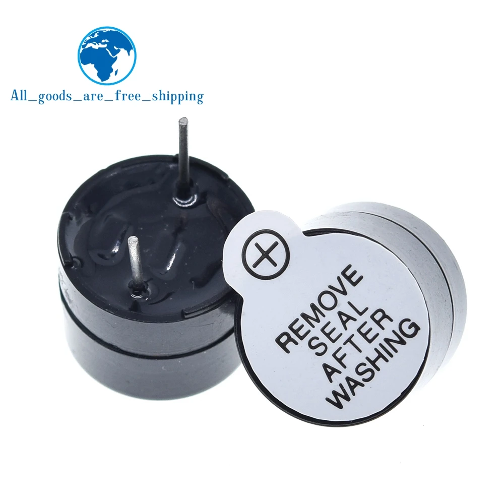 10 шт 12v активный зуммер Магнитный длинный непрерывный сигнал бипера сигнализации