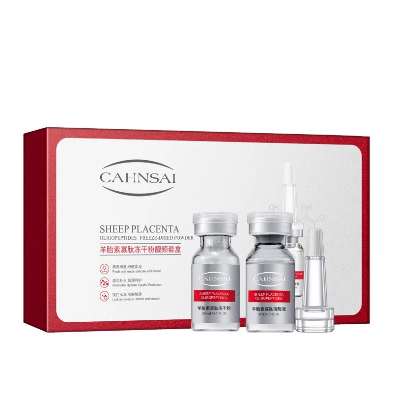 

6Pcs Lyophilized Powder Serum Sheep Fetoprotein Oligopeptide Beauty Gentle Nourish Compact Repair Dry Skin Care Fine Lines