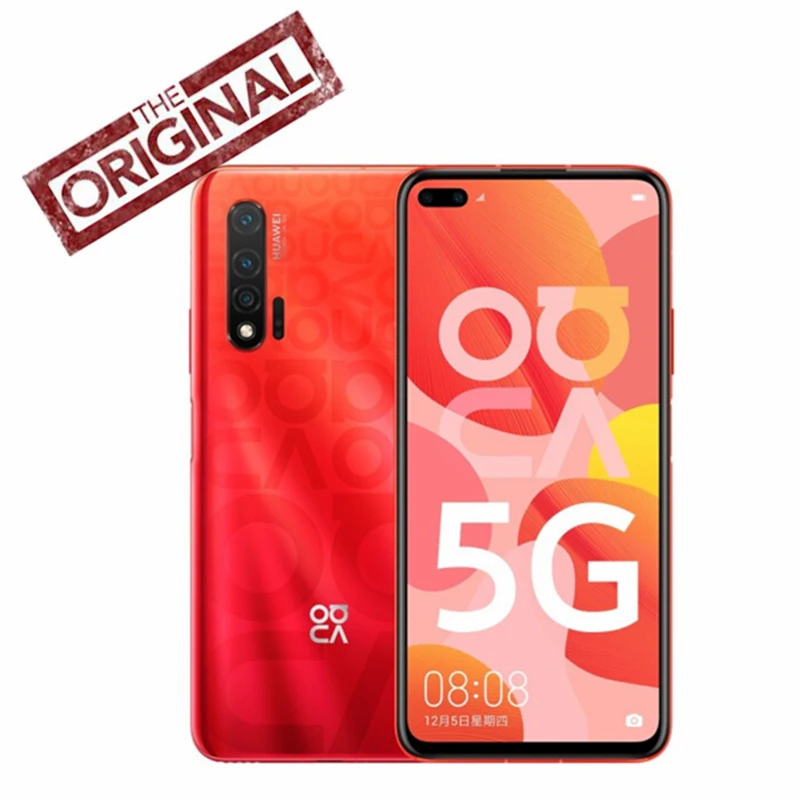 HUAWEI nova 6 5G смартфон 57 дюймов андроид 10 Kirin 990 Balong 5000 Octa Core 3 тыловая камера 4200 мАч
