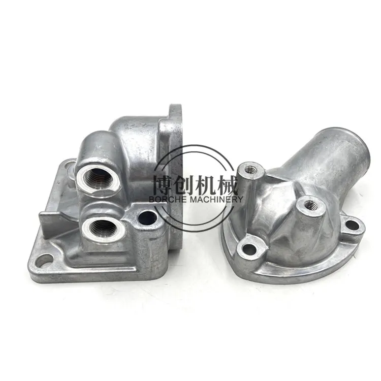 

free shipping for KOBELCO SK200/210/230-6 Thermostat Seat 6D34 Engine Thermostat Upper and Lower Seat excavator parts