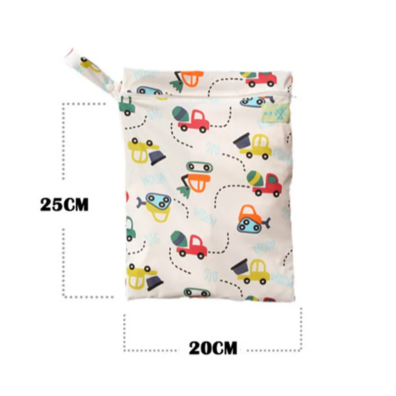 Водонепроницаемый многоразовый влажный мешок с напечатанным карманом сумки для