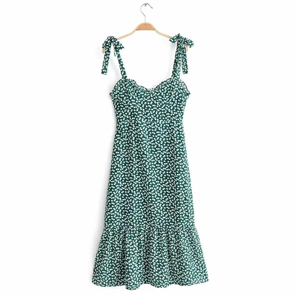 Женское праздничное богемное платье на бретелях спагетти новое летнее женское в