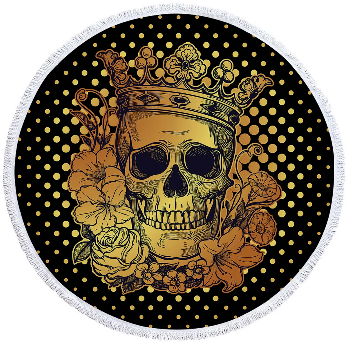 

Пляжное полотенце для взрослых Golden Suger Skull Queen, быстросохнущее черное банное полотенце, скандинавский настенный гобелен, коврик для йоги, полотенце, Халат